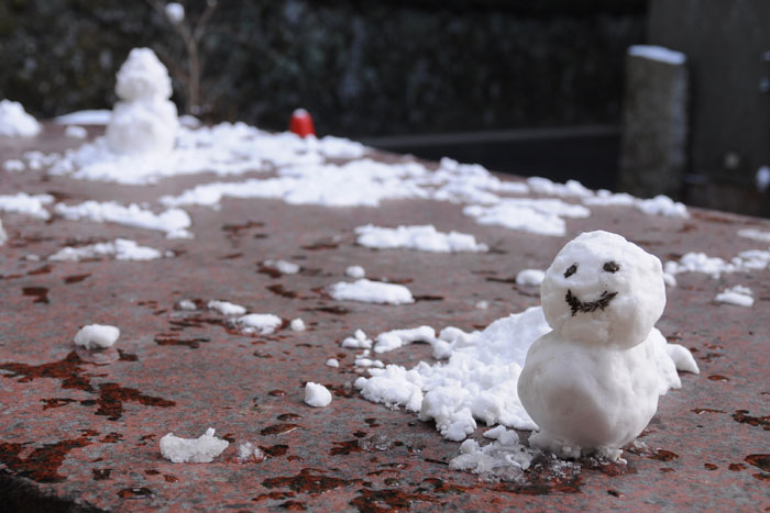 かわいい雪だるま
